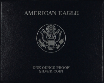 2007-W American Proof Silver Eagle Box & COA (NO Coin)