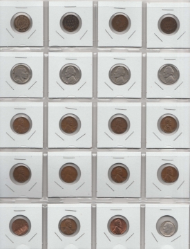 Mint Errors - Mixed 20-Coin Pocket Lot - Mixed Dates, Grades and Series