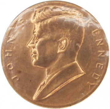John F Kennedy U.S. Mint Presidential Inauguration Bronze Medal - 1961 - Mint Sealed Plastic