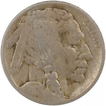 1917 Buffalo Nickel Coin - 2 Feathers FS-401 - Very Good