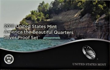 2018 America the Beautiful Silver Quarters Proof Coin Set