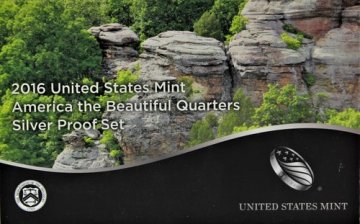 2016 America the Beautiful Silver Quarters Proof Coin Set