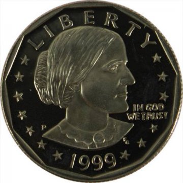 1999 susan b anthony dollar coin value