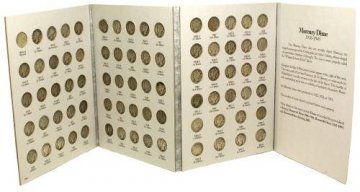 1916-1945 78-Coin Complete Set of Mercury Silver Dimes - Avg. Circ.