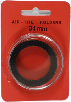 Air-Tite Coin Holders - 34 mm