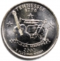 2002 Tennessee State Quarter Coin - P or D Mint - BU