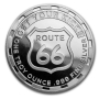1 oz Silver Round - Route 66 Design