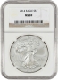 2014 1 oz American Silver Eagle Coin - NGC MS-69