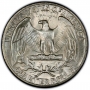 1934 Washington Silver Quarter Coin - Light Motto - Choice BU