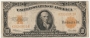 1922 $10.00 Gold Certificate - Large Type - Fine