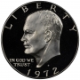 1972-S Eisenhower 40% Silver Dollar Coin - Proof