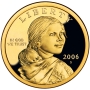 2006 Sacagawea Proof Golden Dollar Coin - S Mint