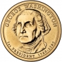 2007 George Washington Presidential Dollar Coin - P or D Mint