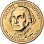 2007 George Washington Presidential Dollar Coin - P or D Mint