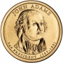 2007 John Adams Presidential Dollar Coin - P or D Mint