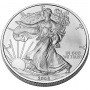 2008-W 1 oz American Burnished Silver Eagle Coin - Gem BU (w/ Box & C.O.A.)