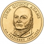 2008 John Quincy Adams Presidential Dollar Coin - P or D Mint