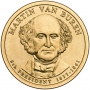 2008 Martin Van Buren Presidential Dollar Coin - P or D Mint