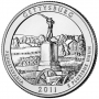 2011 Gettysburg Quarter Coin - P or D Mint - BU