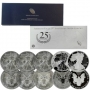 2011 5-Coin American Silver Eagle 25th Anniversary Set - (w/ Box & COA)