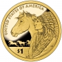 2012 Native American Proof Golden Dollar Coin - S Mint