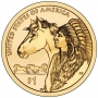 2012 Native American Golden Dollar Coin - P or D Mint