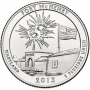 2013 Fort McHenry Quarter Coin - S Mint - BU
