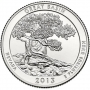 2013 Great Basin Quarter Coin - S Mint - BU