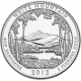 2013 White Mountain Quarter Coin - P or D Mint - BU