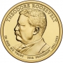 2013 Theodore Roosevelt Presidential Dollar Coin - P or D Mint