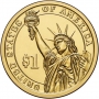2013 Woodrow Wilson Presidential Dollar Coin - P or D Mint