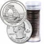 2014 40-Coin Arches Quarter Rolls - P or D Mint - BU