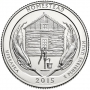 2015 Homestead Quarter Coin - P or D Mint - BU