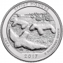 2017 Effigy Mounds Quarter Coin - S Mint - BU
