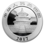 2017 30 gram Chinese Silver Panda Coin - Gem BU
