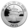 2018 30 gram Chinese Silver Panda Coin - Gem BU 