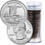 2018 40-Coin Block Island Quarter Rolls - P or D Mint - BU