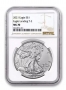 2021 1 oz American Silver Eagle Coin - Type 2 - NGC MS-70 Brown Label