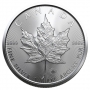 2023 25-Coin 1 oz Canadian Silver Maple Leaf Coin Roll - Gem BU