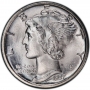 1937-D Mercury Silver Dime Coin - Choice BU
