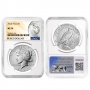 2024 Morgan and Peace Silver Dollar 2 Pc Set - NGC MS-70 - Morgan and Peace Dollar Label