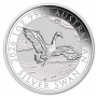 2026 1 oz Australian Silver Swan Coin - 10th Anniversary Privy - Gem BU 