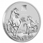 2026 1 oz Australia Silver Lunar Horse (Series III) - Gem BU