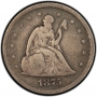 1875-S Twenty Cent Piece Silver Coin - Fine