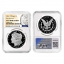 2023 Proof Morgan and Peace Silver Dollar 2 Pc Set - NGC PF-70 Early Releases - Morgan and Peace Dollar Label