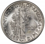 1939-S Mercury Silver Dime Coin - Choice BU