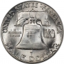 1948-D Franklin Silver Half Dollar Coin - Choice BU