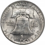 1950-D Franklin Silver Half Dollar Coin - Choice BU