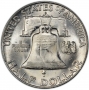 1951-D Franklin Silver Half Dollar Coin - Choice BU