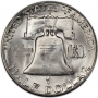 1954-S Franklin Silver Half Dollar Coin - Choice BU